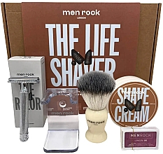 Düfte, Parfümerie und Kosmetik Set 5 St. - Men Rock Ultimate Classic Shaving Gift Set Sandalwood