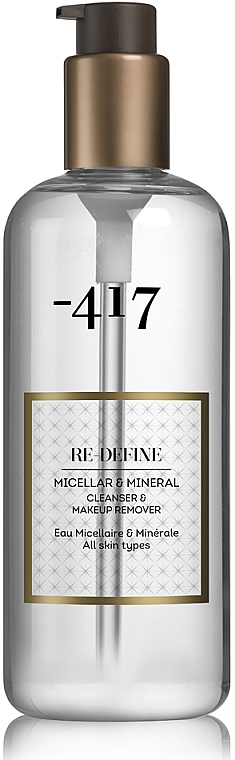 Mizellenwasser zum Abschminken für Gesicht und Augen - -417 Re Define Micellar & Mineral Cleanser & Make Up Remover — Bild N1