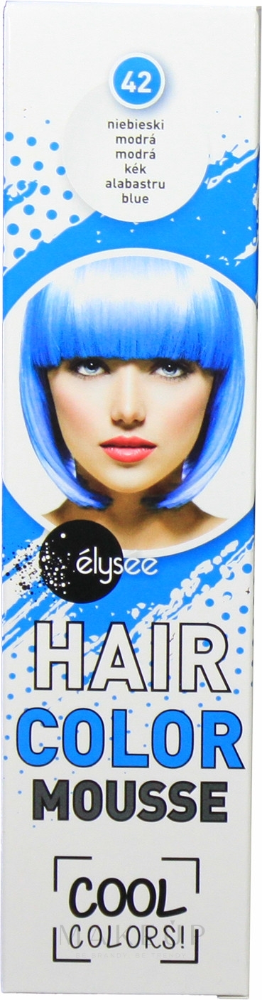 Mousse zum Haarfärben - Elysee Hair Color Mousse — Bild 42 - Blue