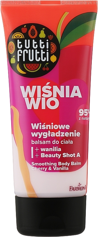 Körperbalsam Kirsche und Vanille - Farmona Tutti Frutti Cherry & Vanilla Smoothing Body Balm — Bild N1