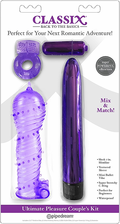 Set für Paare violett - Pipedream Ultimate Pleasure Couples Purple — Bild N1