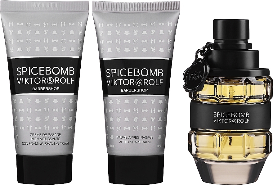 Viktor & Rolf Spicebomb - Duftset (Eau de Toilette 50ml + After Shave Balsam 50ml + Rasiercreme 50ml) — Bild N2