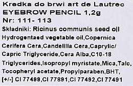 Augenbrauenstift - Art de Lautrec Eyebrow Pencil — Bild N2