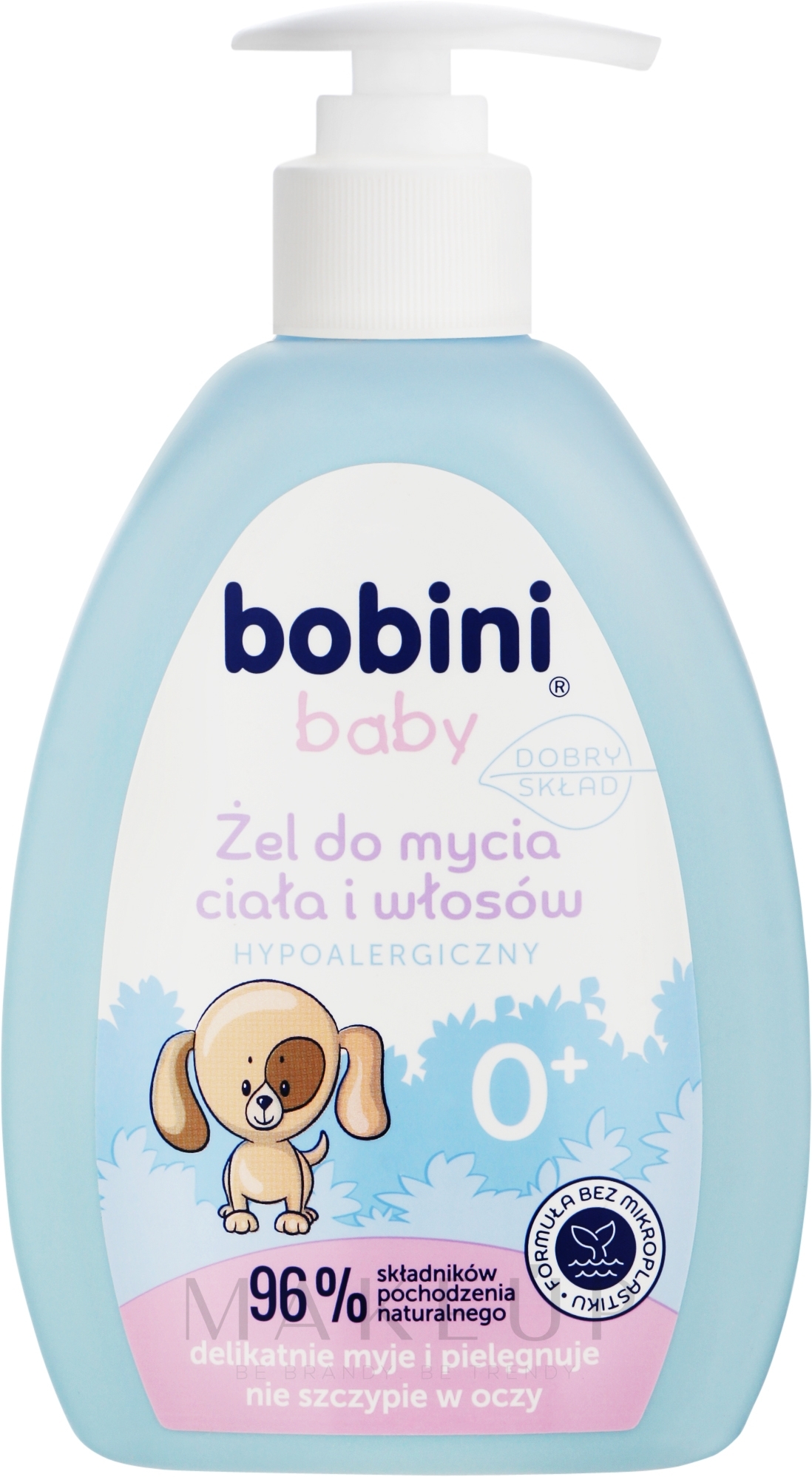Hypoallergenes Körper- und Haargel - Bobini Baby Body & Hair Wash Hypoallergenic — Bild 300 ml