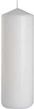 Düfte, Parfümerie und Kosmetik Zylindrische Kerze 80x200 mm weiß - Bispol