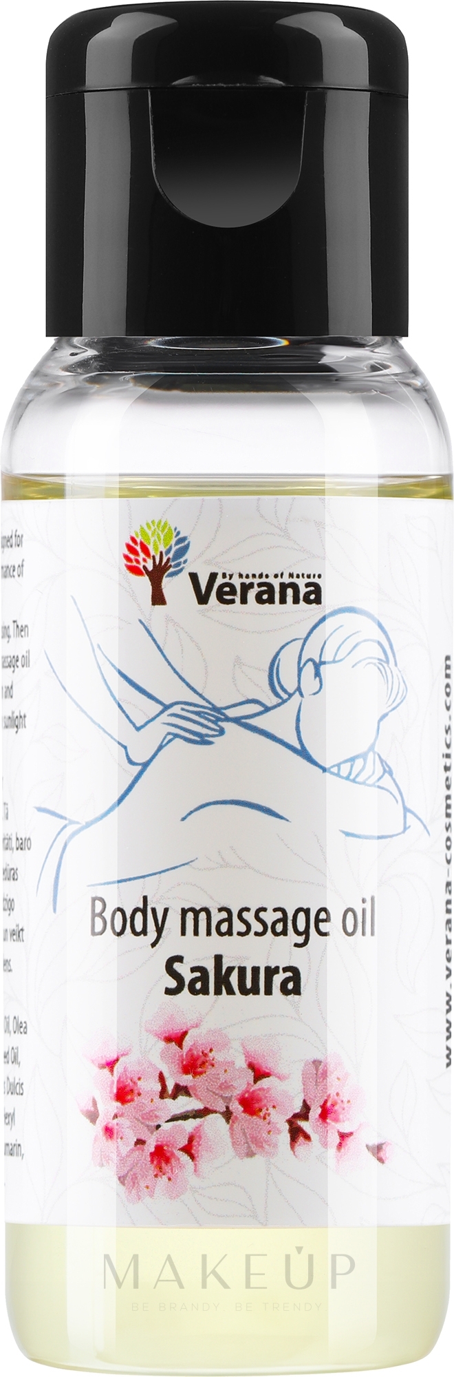 Körpermassageöl Sakura - Verana Body Massage Oil  — Bild 30 ml