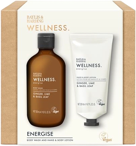 Set - Baylis & Harding Wellness Luxury Body Care Gift Set (sh/gel/300ml + lot/200ml) — Bild N1