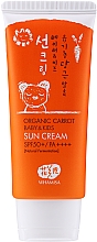 Düfte, Parfümerie und Kosmetik Sonnenschutzcreme für Babys und Kinder mit Karottenextrakt SPF 50+ - Whamisa Organic Carrot Baby&Kids Sun Cream SPF 50+ / PA++++