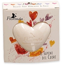 Naturseife Herzform - Florinda Vegetal Soap Handmade In Italy — Bild N1