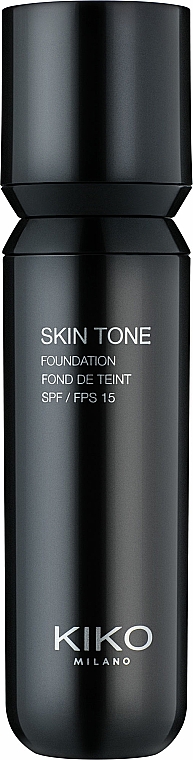 Aufhellende Flüssigfoundation SPF 15 - Kiko Milano Skin Tone Foundation — Bild N1