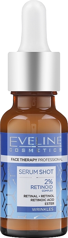 Serum zur Faltenglättung mit 2% Retinoid-Komplex - Eveline Cosmetics Face Therapy Professional Serum Shot — Bild N1