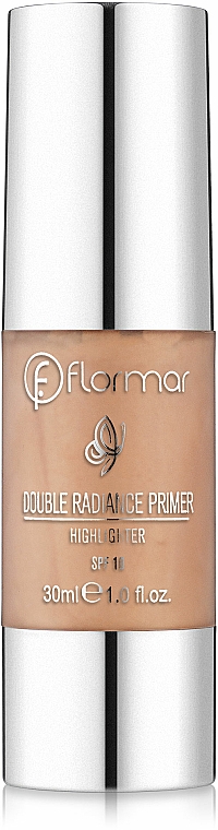 Primer Highlighter für einen strahlenden Teint LSF 10 - Flormar Double Radiance Primer Highlighter SPF10 — Bild N1