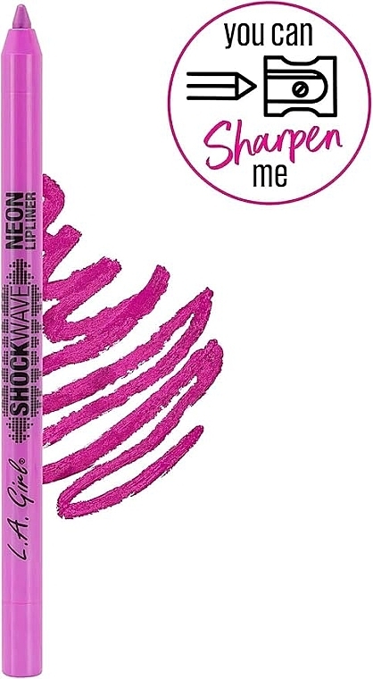 Lippenstift - L.A. Girl Shockwave Neon Lip Liner — Bild N3