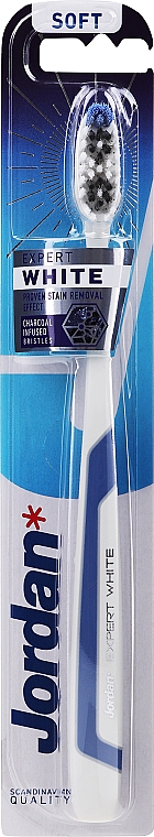 Zahnbürste weich blau - Jordan Expert White Soft — Bild N1