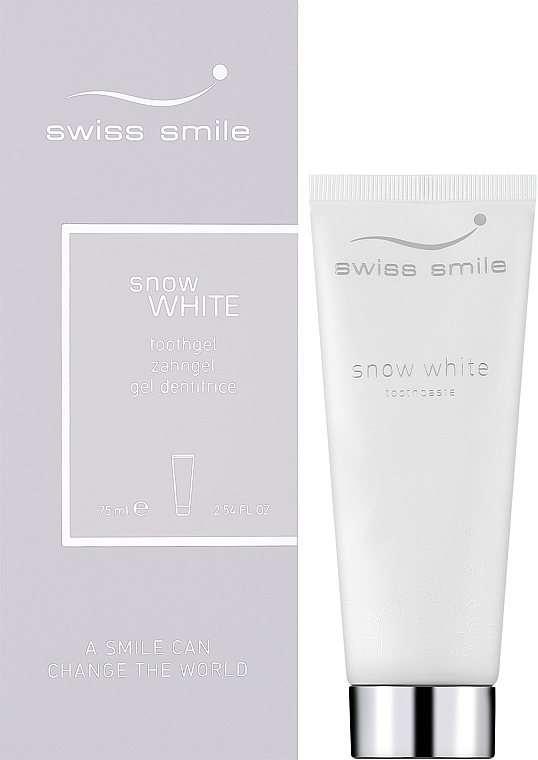 Zahncreme mit aufhellendem Effekt - Swiss Smile Snow White Toothpaste — Bild N2