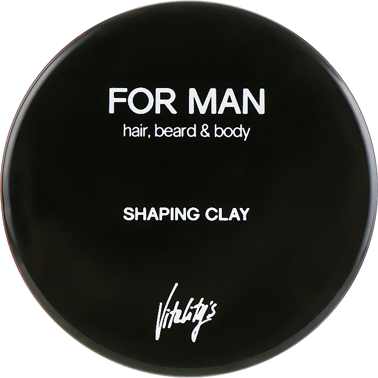 Styligpaste mit mattem Finish Mittelstarker Halt - Vitality's For Man Shaping Clay — Bild N1