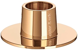 Düfte, Parfümerie und Kosmetik Kerzenhalter mittel glänzendes Roségold - Ester & Erik Candle Holder Medium Shiny Rose Gold