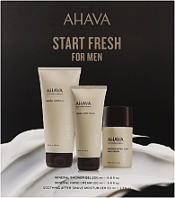 Düfte, Parfümerie und Kosmetik Pflegeset für Männer - Ahava Start Fresh For Men (sh/gel/200ml + h/cr/100ml + ash/gel/50ml)
