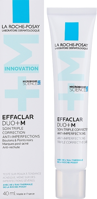 Korrigierende Gesichtscreme gegen Hautunreinheiten und Anti-Pickelmale für fettige Haut - La Roche-Posay Effaclar Duo+M — Foto N3