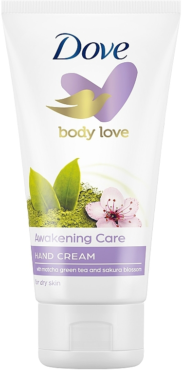 Handcreme mit grünem Streichholztee und Sakura-Blüten - Dove Nourishing Secrets Hand Cream