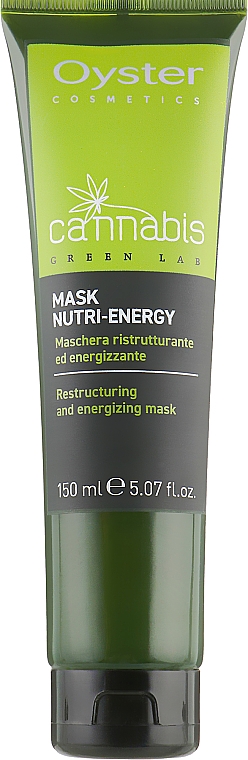 Revitalisierende Haarmaske - Oyster Cosmetics Cannabis Green Lab Mask Nutri-Energy — Bild N1