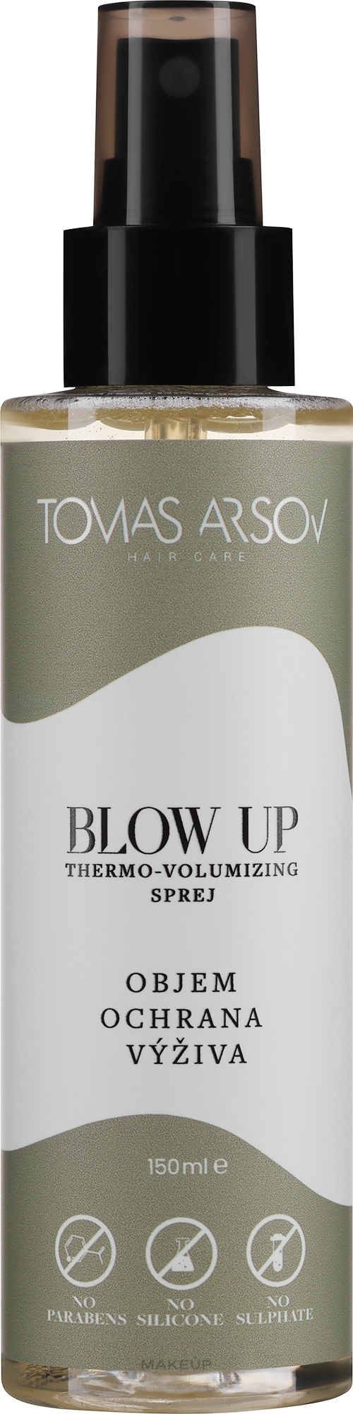 Spray für Volumen und Wärmeschutz des Haares - Tomas Arsov Blow Up Thermo Volumizing Spray — Bild 150 ml
