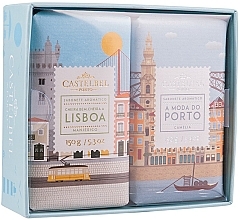 Seifen-Set Hallo Portugal Lissabon und Porto - Castelbel Hello Portugal Soap Set Lisbon & Porto (Seife 2x150g) — Bild N1