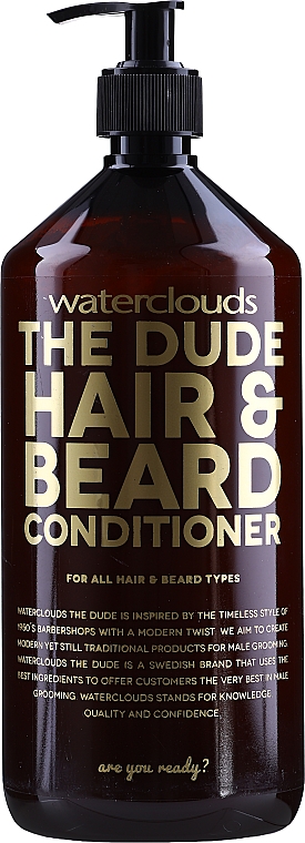 Haar- und Bartconditioner für alle Haar- und Barttypen - Waterclouds The Dude Hair And Beard Conditioner — Bild N2