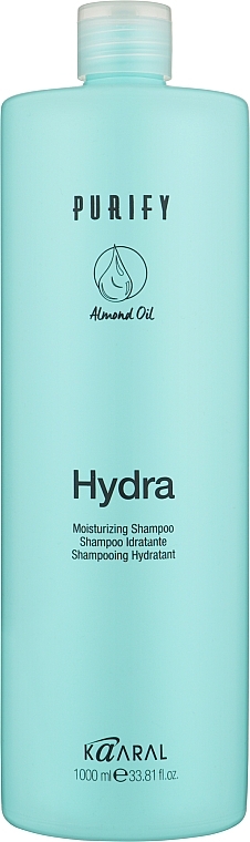 Feuchtigkeitsspendendes Shampoo mit Reismilch und Mandelöl - Kaaral Purify Hydra Shampoo