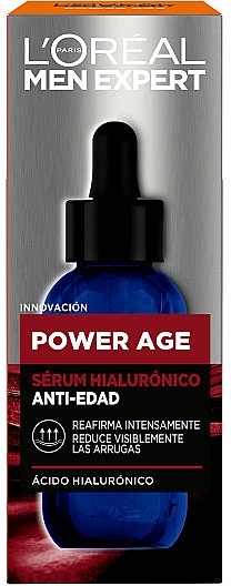 Hyaluron-Anti-Aging-Serum für Männer - L'Oreal Paris Men Expert Power Age Hyaluronic Anti-Aging Serum — Bild N2