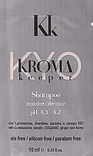 GESCHENK! Multi-Schutz-Shampoo für gefärbtes Haar - Kyo Kroma Keeper Shampoo — Bild N1