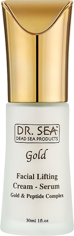 Serumcreme mit Gold- und Peptidkomplex - Dr.Sea Gold & Peptide Complex Lifting Cream-Serum — Bild N1