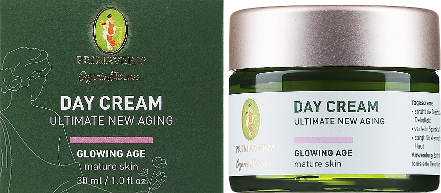 Tagescreme für das Gesicht - Primavera Organic Skincare Day Cream Ultimate New Aging Glowing Age — Bild N1
