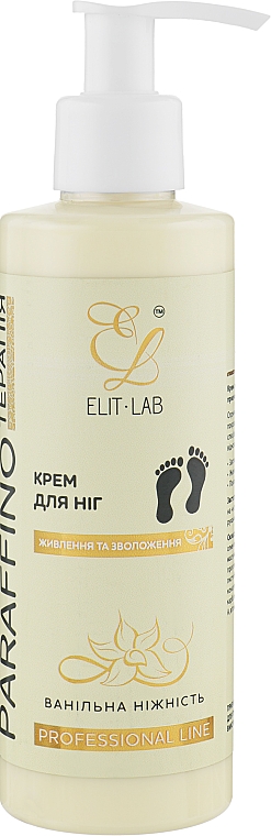 Fußcreme Vanille Zartheit - Elit-Lab Paraffino — Bild N1