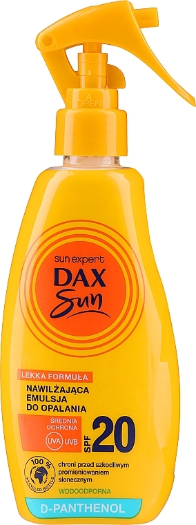 Sonnenschutz-Emulsionsspray SPF 20 - Dax Sun Moisturizing Sun Emulsion SPF 20 — Bild N1
