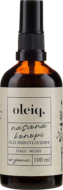 Hanfsamenöl für Körper und Haar - Oleiq Hemp Seed Hair And Body Oil — Bild N1