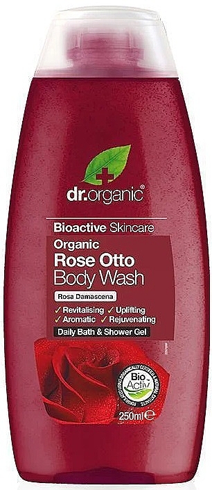 Duschgel Rosa Otto - Dr. Organic Bioactive Skincare Organic Rose Otto Body Wash — Bild N1