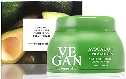 Gesichtspflegeset - Vegan By Happy Avocado + Ceramides Day & Night Moisturiser (Gesichtscreme 2x50ml) — Bild N1