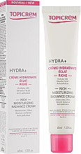 Reichhaltige und strahlende Feuchtigkeitscreme - Topicrem Hydra + Rich Moisturizing Radiance Cream — Bild N2
