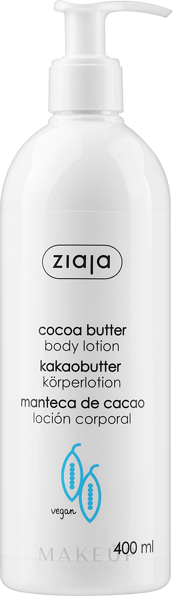 Kakaobutter-Körperlotion - Ziaja Body Lotion — Bild 400 ml