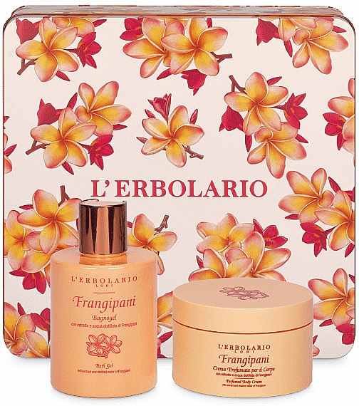 L’Erbolario Frangipani - Körperpflegeset (Duschgel 300ml + Körpercreme 200ml)  — Bild N2