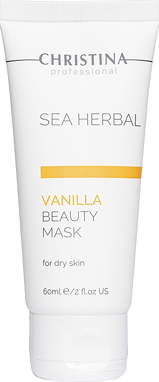 Schönheitsmaske Vanille für trockene Haut - Christina Sea Herbal Beauty Mask Vanilla