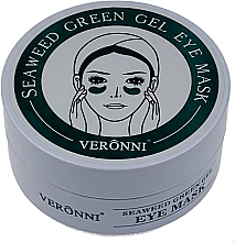 Düfte, Parfümerie und Kosmetik Verjüngende Hydrogel-Augenpatches mit Algenextrakt und Hyaluronsäure - Veronni Seaweed Green Gel Eye Mask