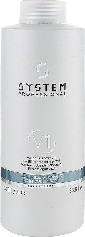 Shampoo für mehr Volumen - System Professional Volumize Shampoo V1 — Bild N1