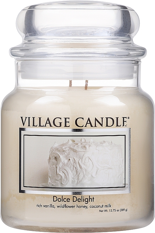 Duftkerze im Glas süßer Genuss - Village Candle Dolce Delight — Bild N2