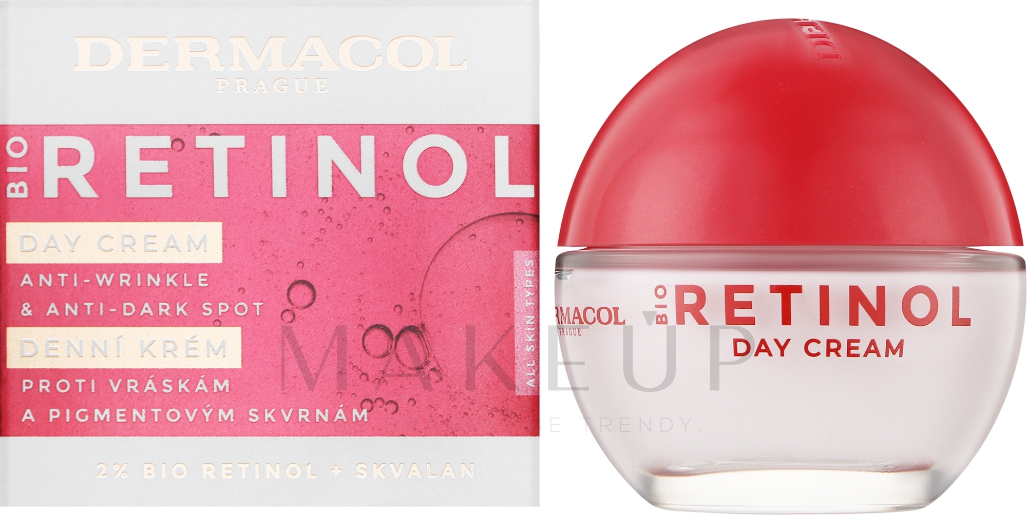 Gesichtscreme mit Retinol für den Tag - Dermacol Bio Retinol Day Cream — Bild 50 ml
