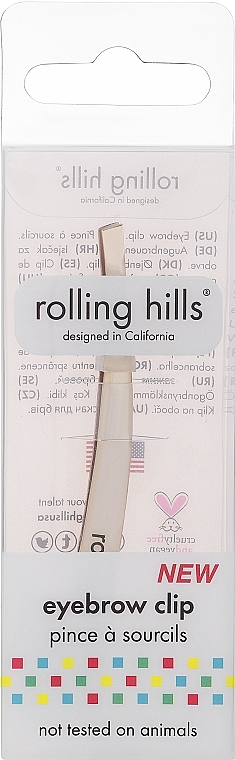 Pinzette abgeschrägte Wave - Rolling Hills Eyebrow Clip — Bild N2