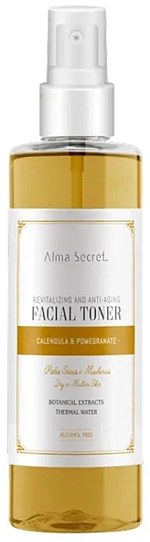 Gesichtstonikum - Alma Secret Revitalizing And Anti-Aging Facial Toner Calendula & Pomegranate — Bild N1