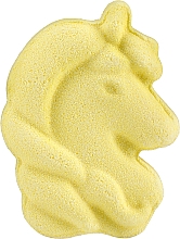 Düfte, Parfümerie und Kosmetik Badebombe Einhorn gelb - IDC Institute Bath Fizzer Unicorn