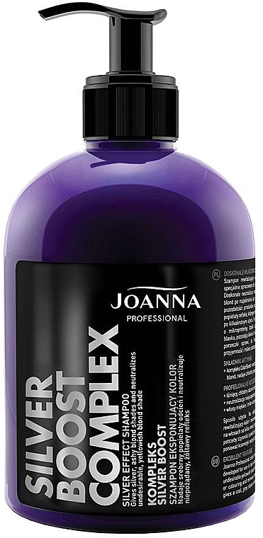 Shampoo für blondes Haar - Joanna Professional Silver Boost Complex Hair Shampoo — Bild N1